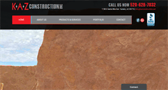 Desktop Screenshot of kazconstruction.com